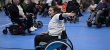 Día de la discapacidad en las instalaciones del pabellón deportivo
